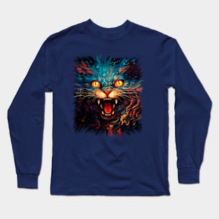 Very Angry Cat Long Sleeve T-Shirt